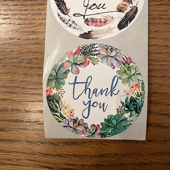 Six 2-inch Thank You stickers. Free when bundled! Perfect for Poshmark s… - Picture 7 of 8